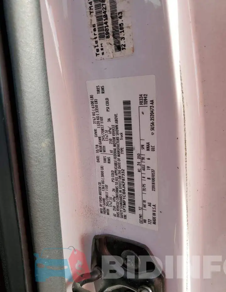 1FTMF1CB8JKF87332 Photo# 13