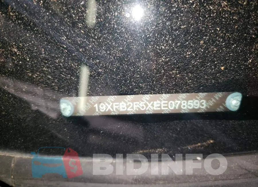 19XFB2F5XEE078593 Photo# 12