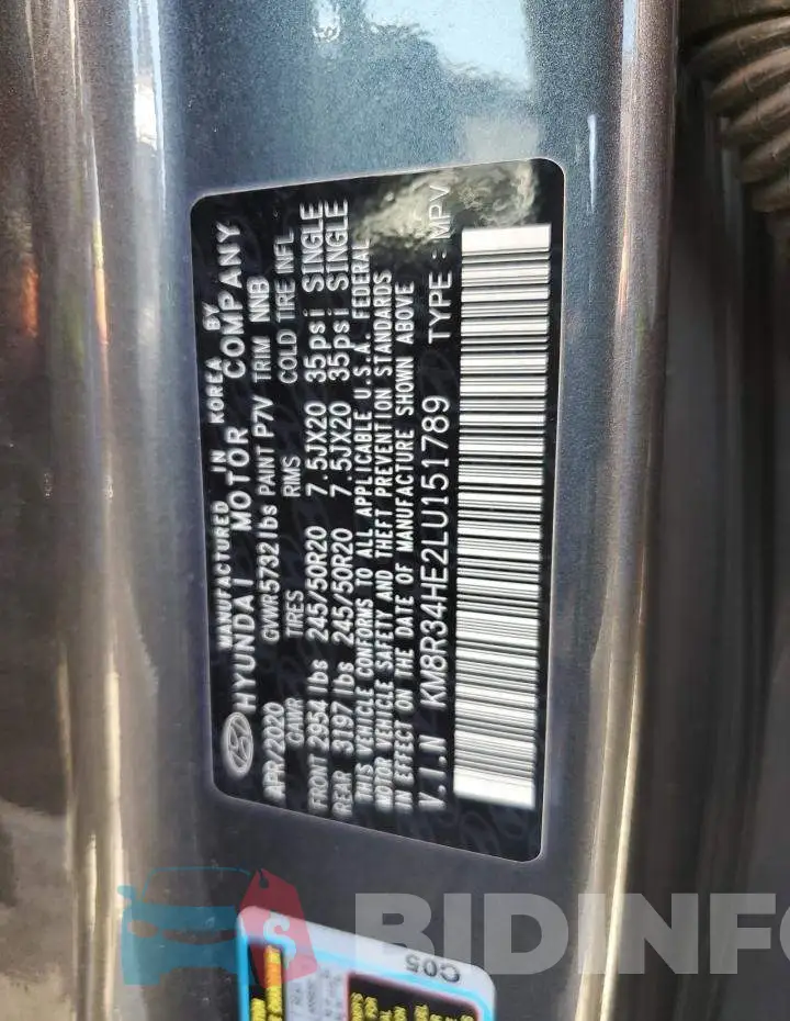 KM8R34HE2LU151789 Photo# 13
