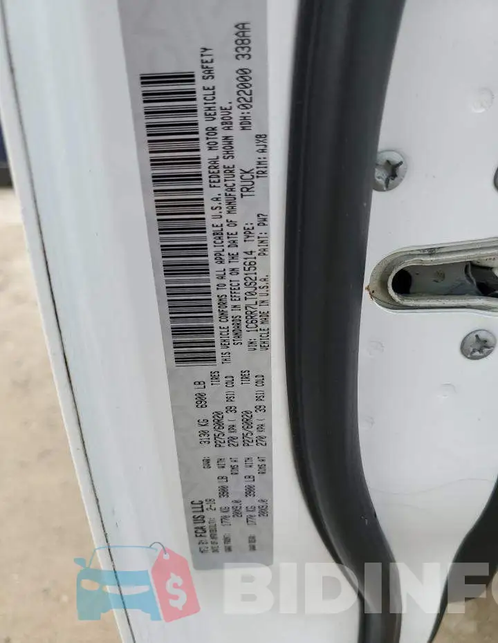 1C6RR7LT0JS215614 Photo# 12