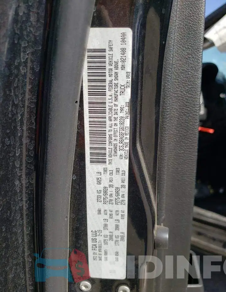 3C6JR6AG6FG618220 Photo# 13