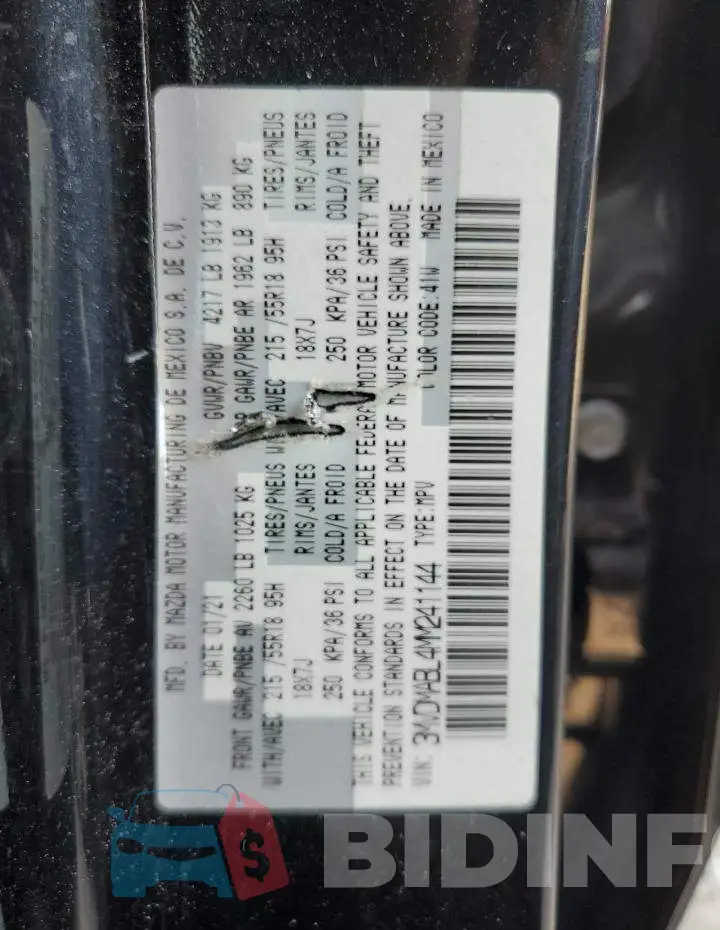 3MVDMABL4MM241144 Photo# 14