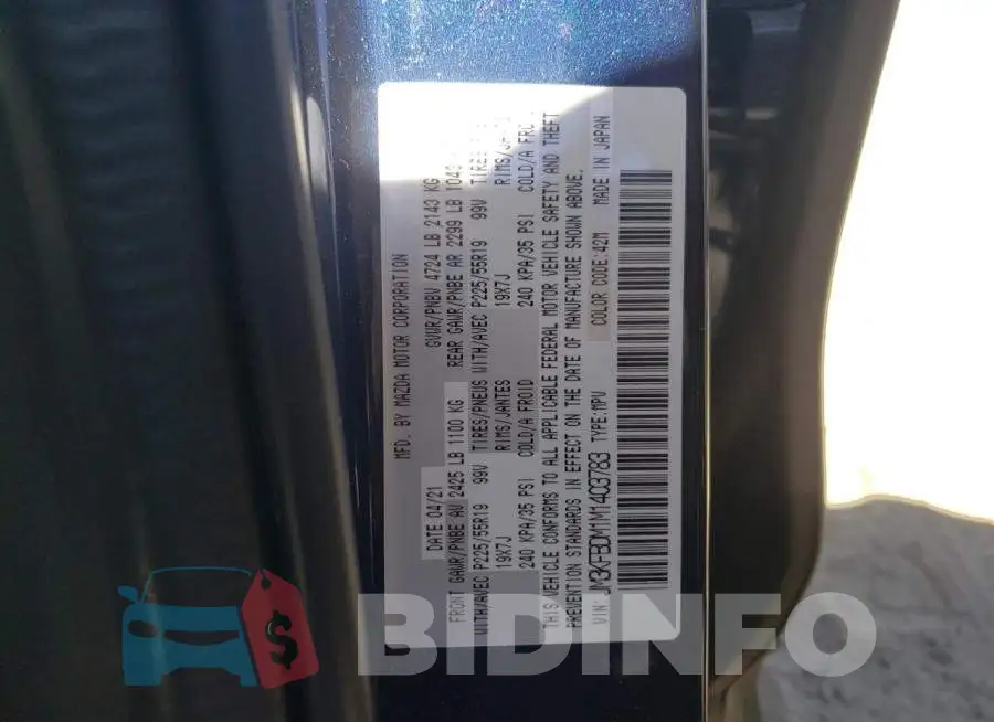 JM3KFBDM1M1403783 Photo# 13