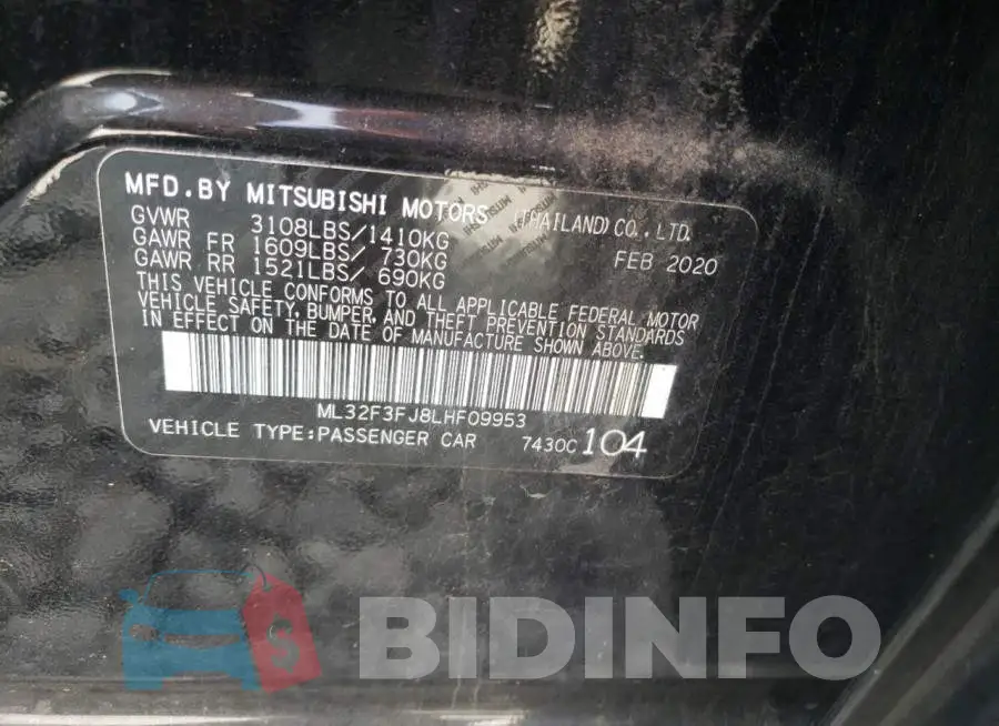 ML32F3FJ8LHF09953 Photo# 13