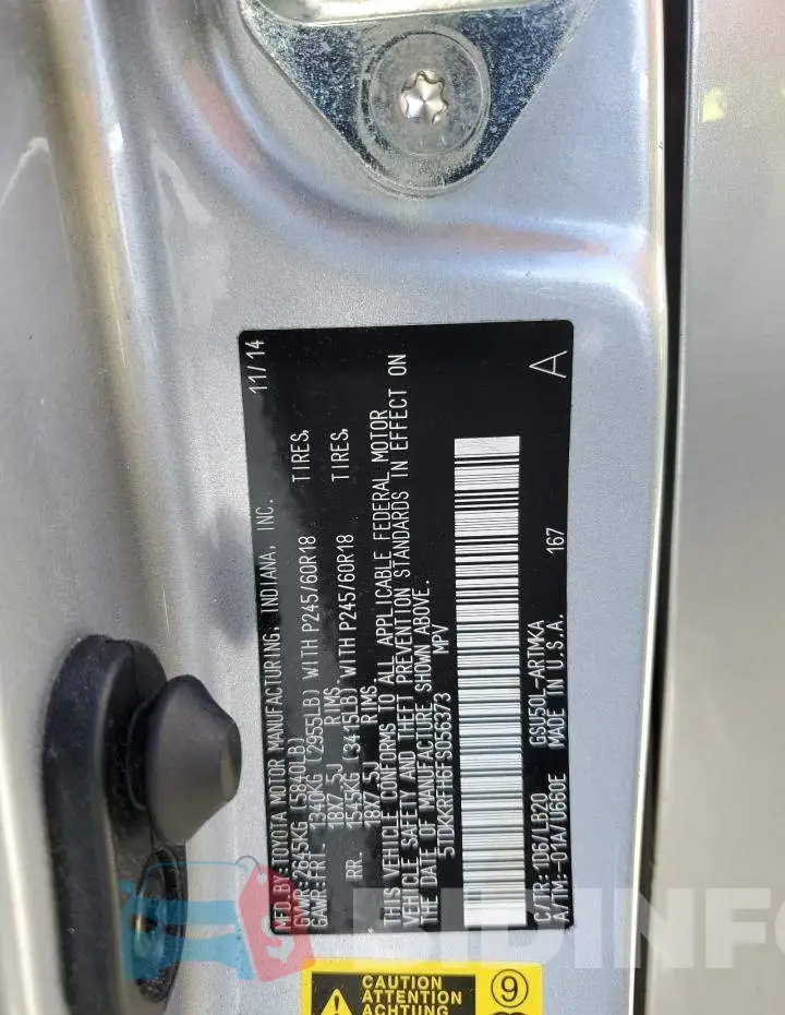 5TDKKRFH6FS056373 Photo# 13