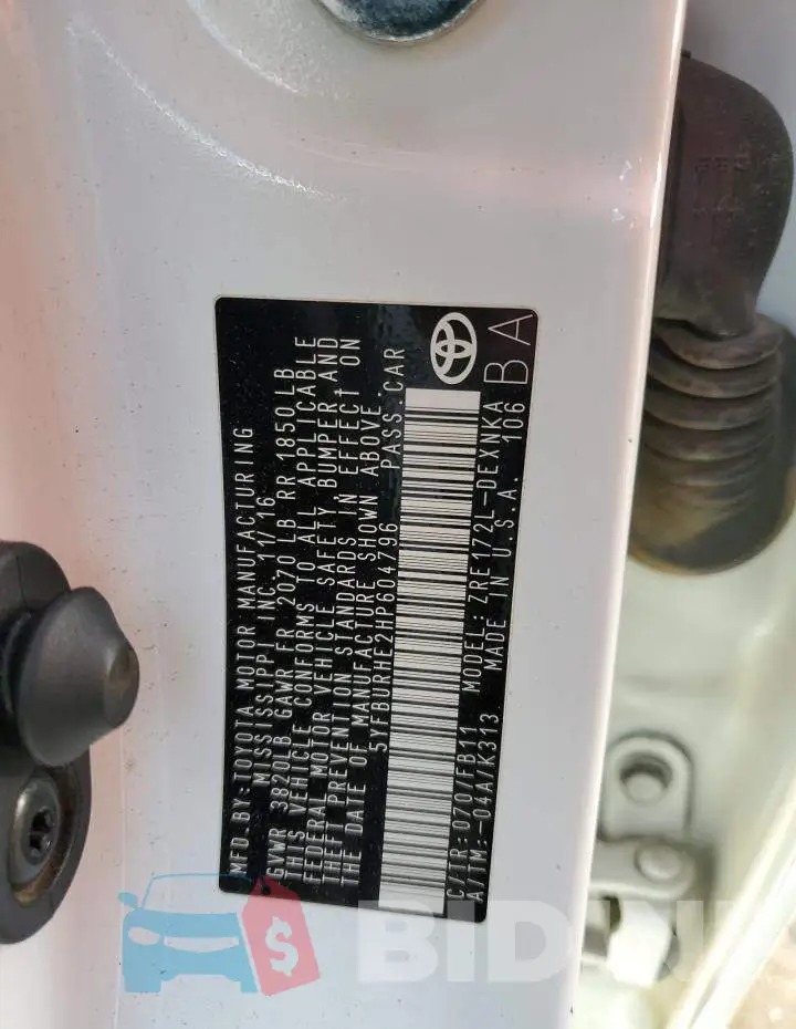 5YFBURHE2HP604796 Photo# 13