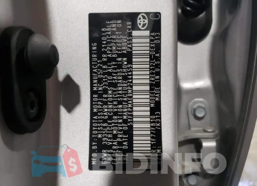 5YFEPMAE8MP244459 Photo# 12