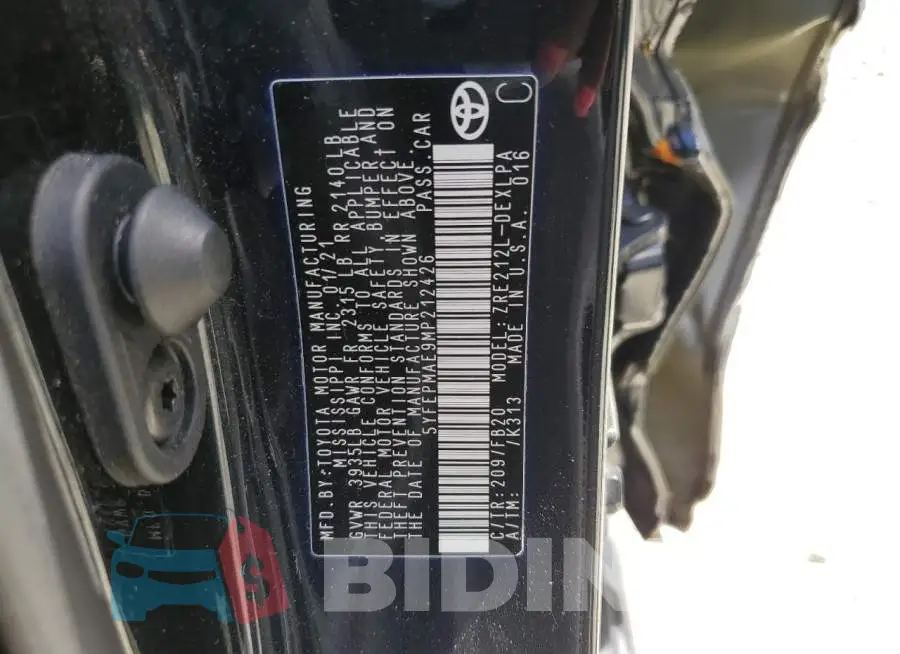 5YFEPMAE9MP212426 Photo# 12