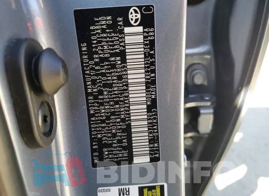 5YFEPRAE8LP106853 Photo# 12