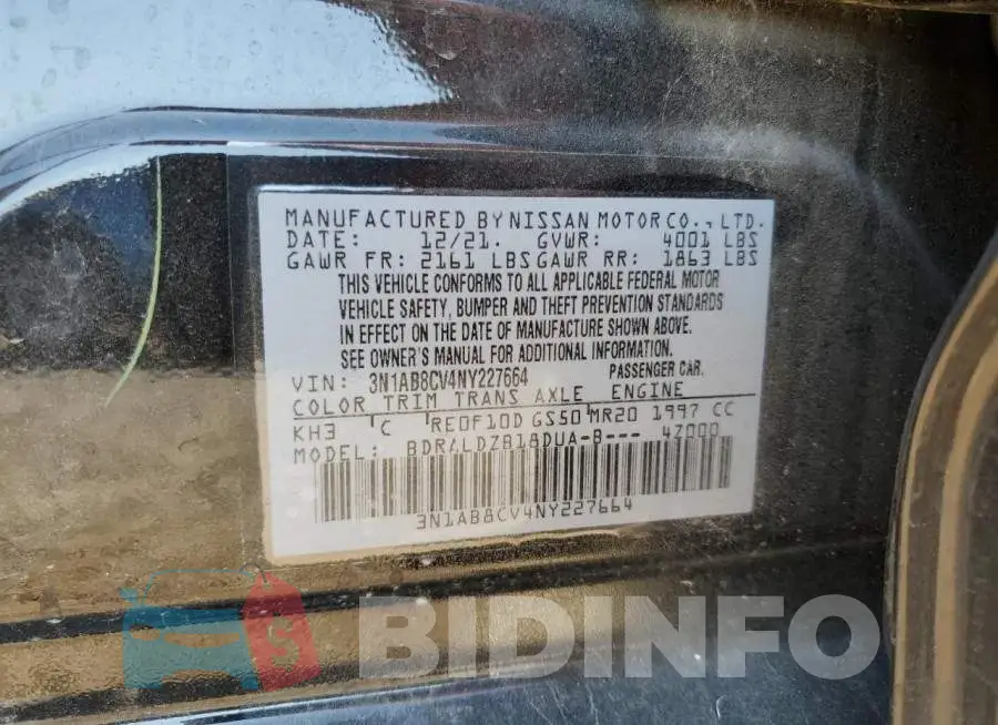 3N1AB8CV4NY227664 Photo# 12