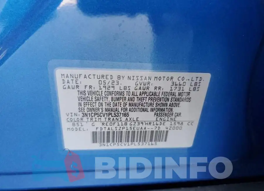 3N1CP5CV1PL537165 Photo# 12
