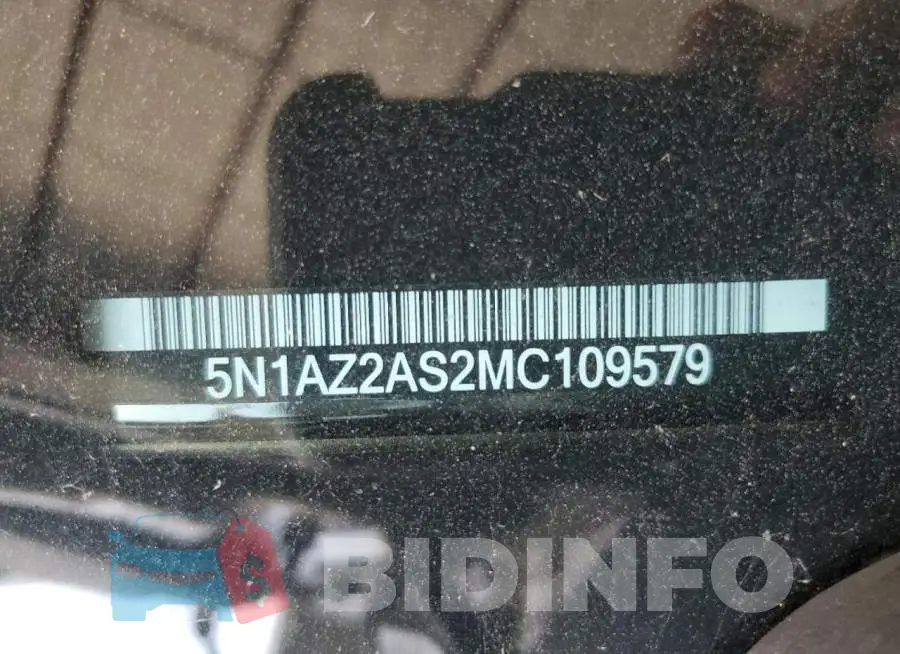 5N1AZ2AS2MC109579 Photo# 13