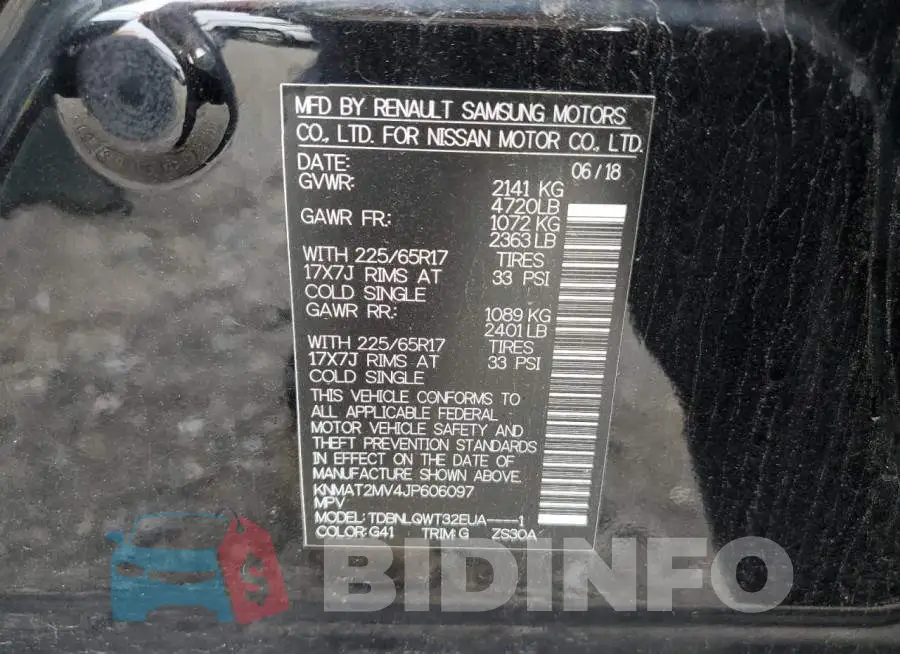 KNMAT2MV4JP606097 Photo# 12