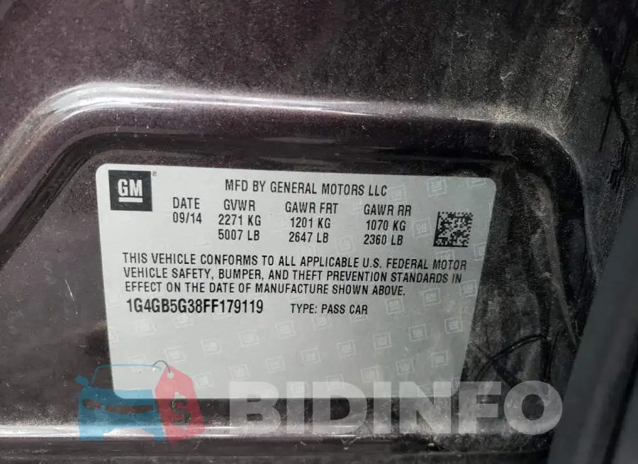 1G4GB5G38FF179119 Photo# 12