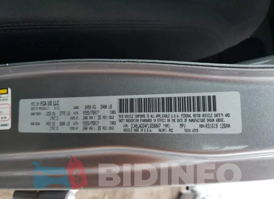 1C4BJWDG4FL658007 Photo# 14