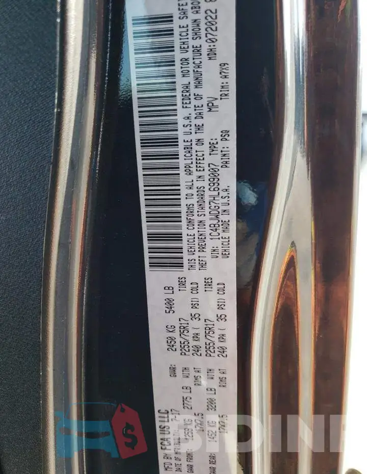 1C4BJWDG7HL699007 Photo# 13