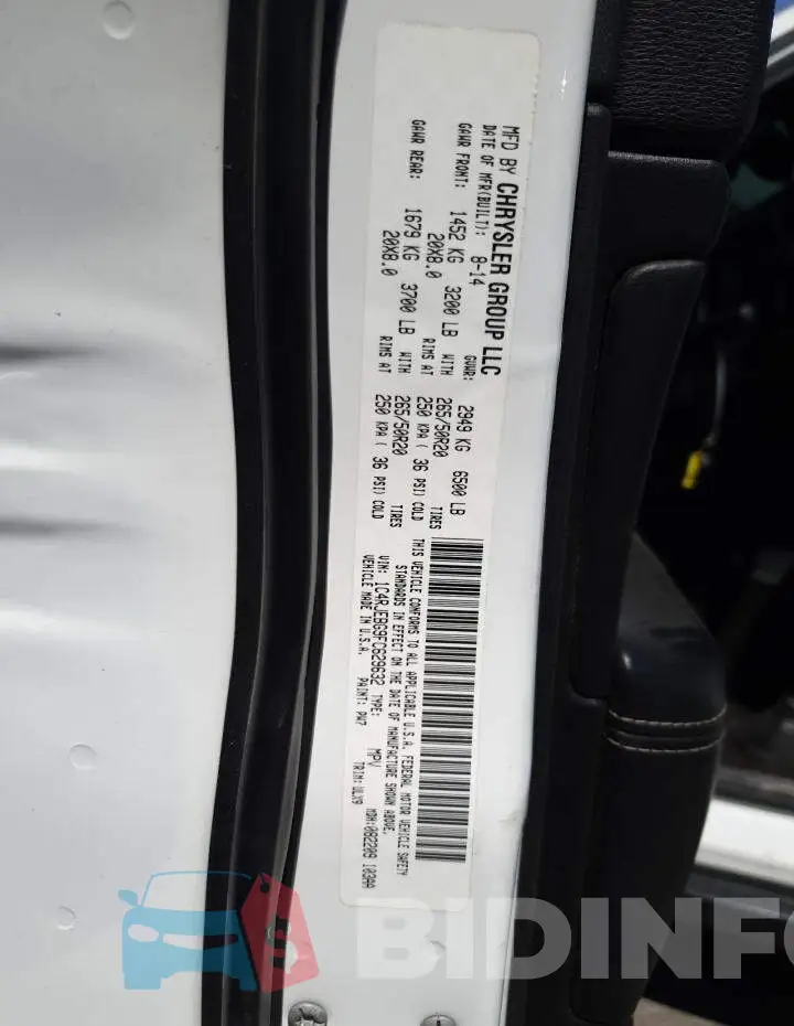 1C4RJEBG9FC629632 Photo# 13