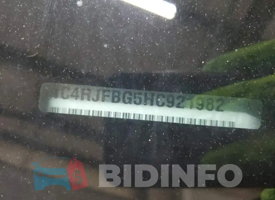 1C4RJFBG5HC921982 Photo# 13