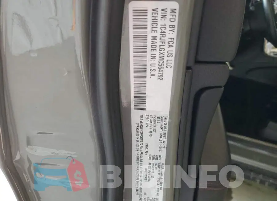 1C4RJFLGXMC564792 Photo# 14