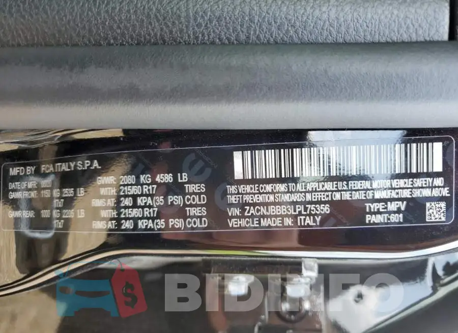 ZACNJBBB3LPL75356 Photo# 13