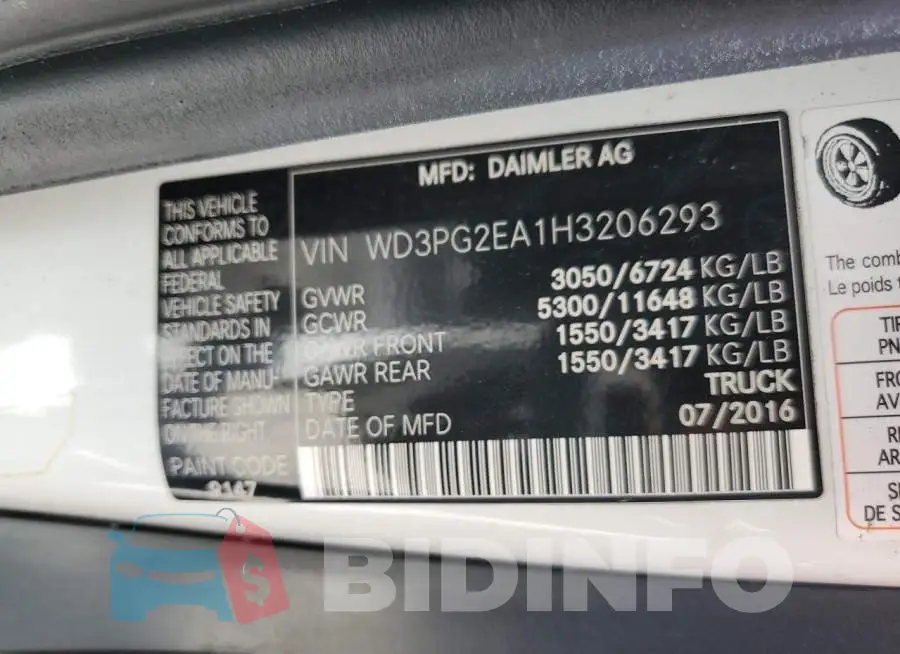 WD3PG2EA1H3206293 Photo# 14