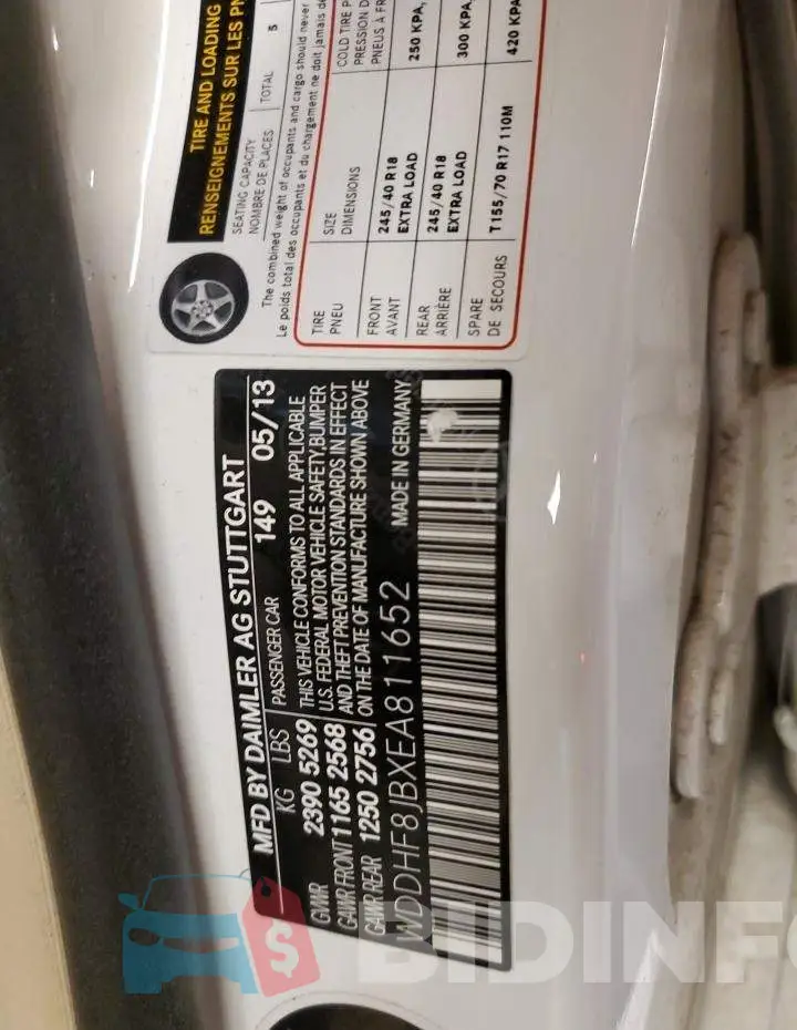 WDDHF8JBXEA811652 Photo# 12