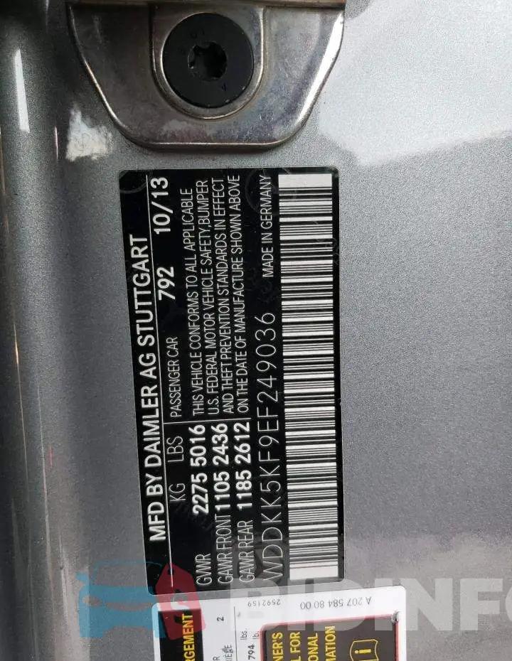WDDKK5KF9EF249036 Photo# 12