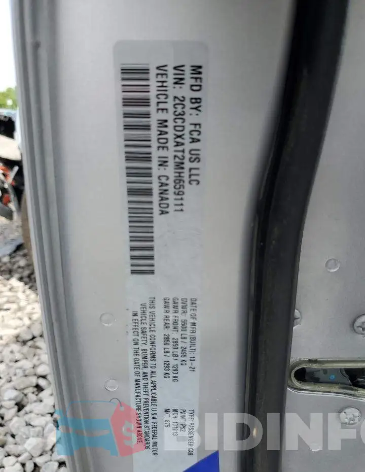 2C3CDXAT2MH659111 Photo# 12