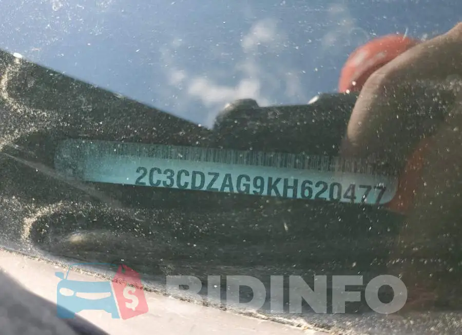 2C3CDZAG9KH620477 Photo# 13