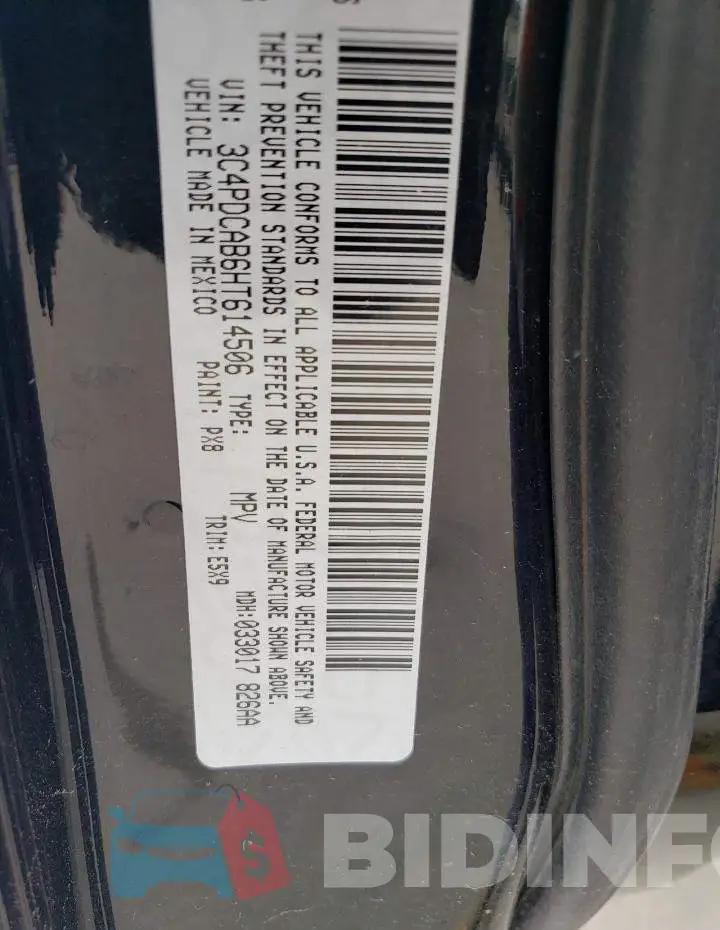 3C4PDCAB6HT614506 Photo# 12