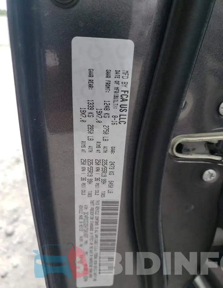 3C4PDCEG5HT501037 Photo# 13