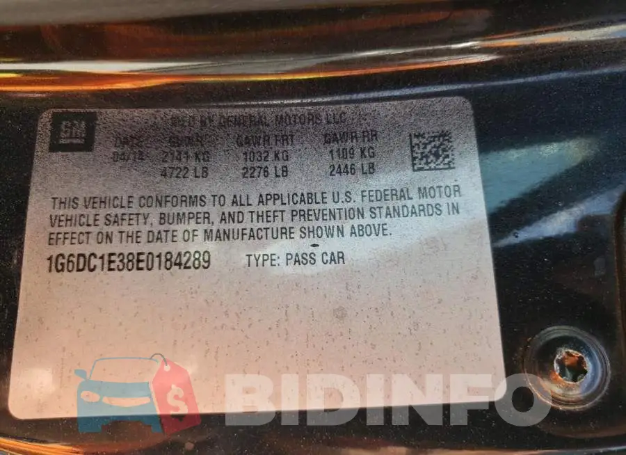 1G6DC1E38E0184289 Photo# 12