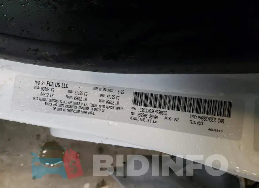 1C3CCCAB3FN738655 Photo# 13