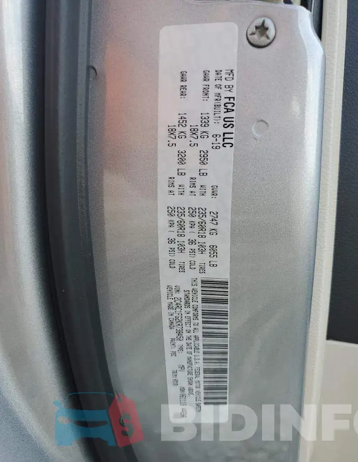 2C4RC1FG2KR738450 Photo# 13