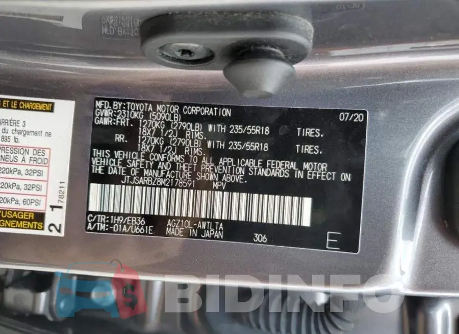 JTJSARBZ8M2178591 Photo# 12