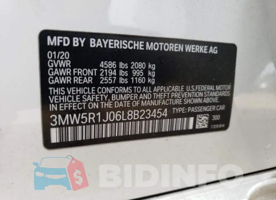 3MW5R1J06L8B23454 Photo# 12