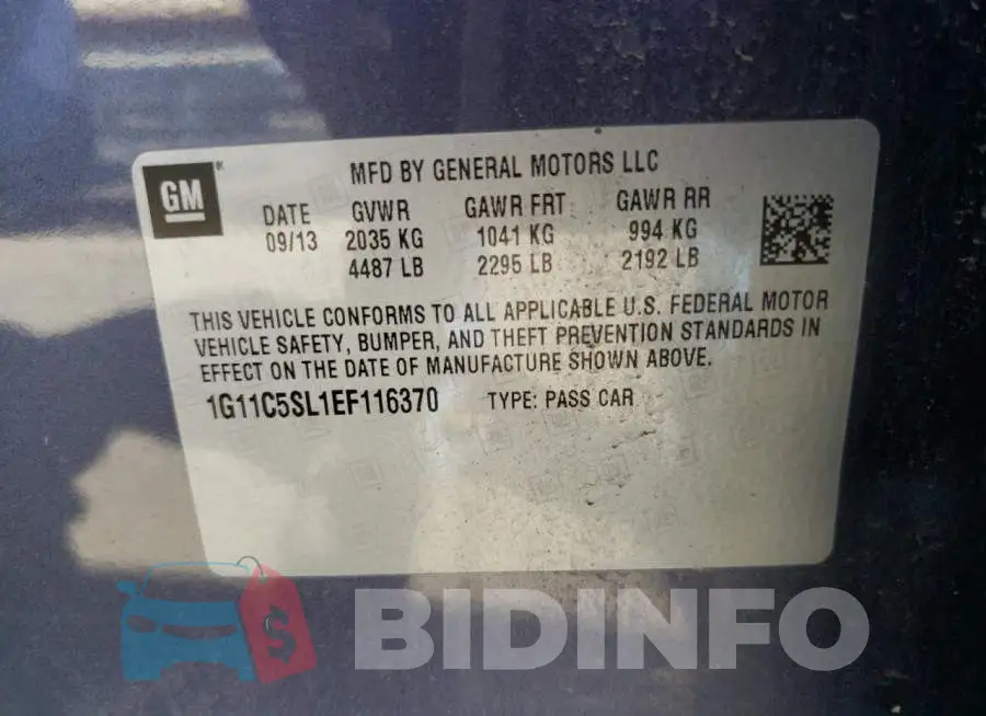 1G11C5SL1EF116370 Photo# 12