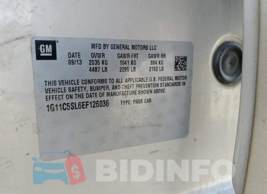 1G11C5SL6EF126036 Photo# 12