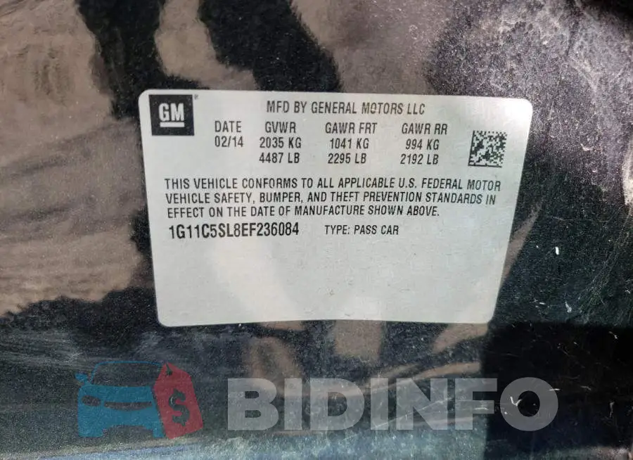 1G11C5SL8EF236084 Photo# 12