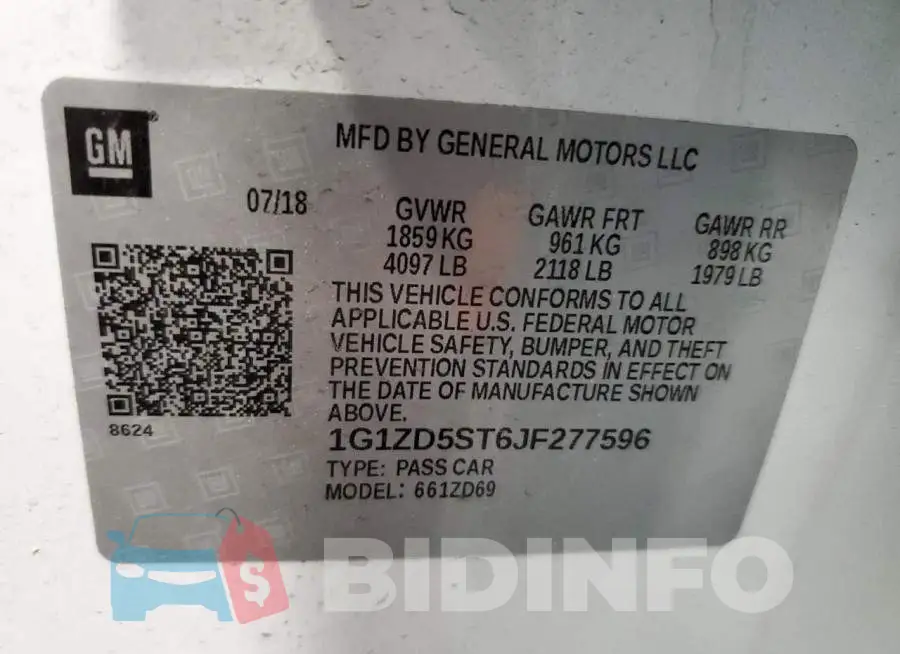 1G1ZD5ST6JF277596 Photo# 12