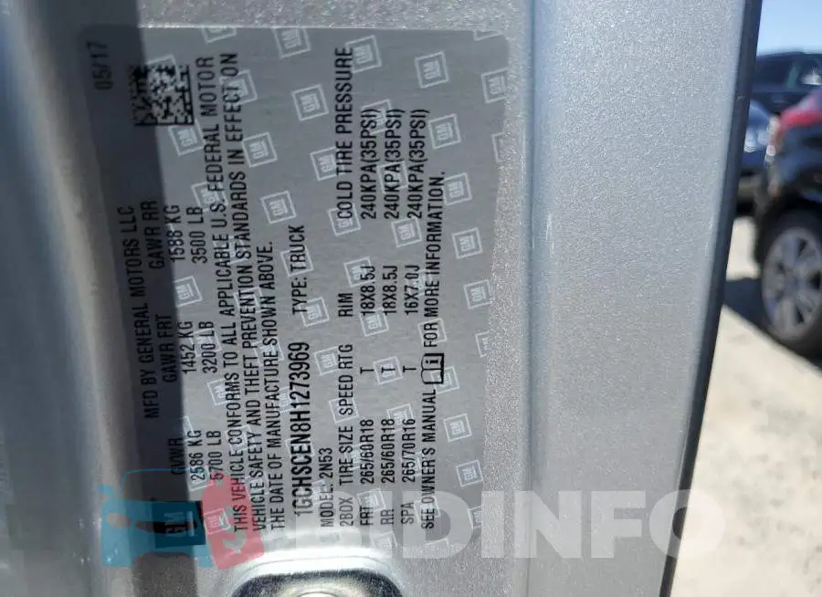 1GCHSCEN8H1273969 Photo# 12