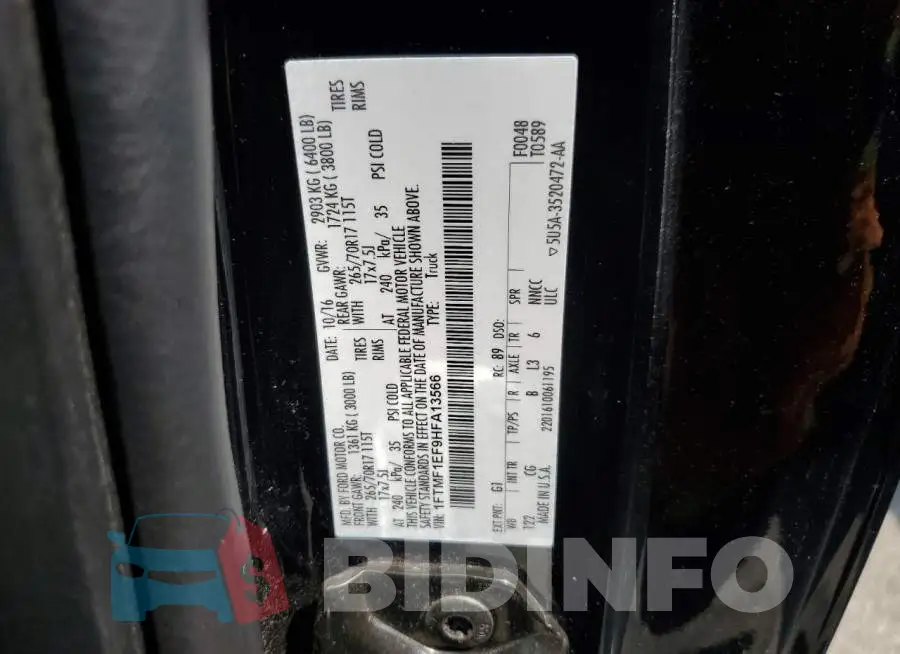 1FTMF1EF9HFA13566 Photo# 12