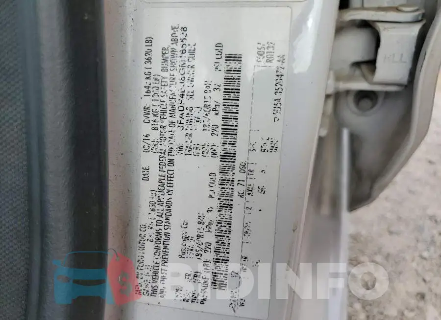 3FADP4EJ8GM165538 Photo# 12