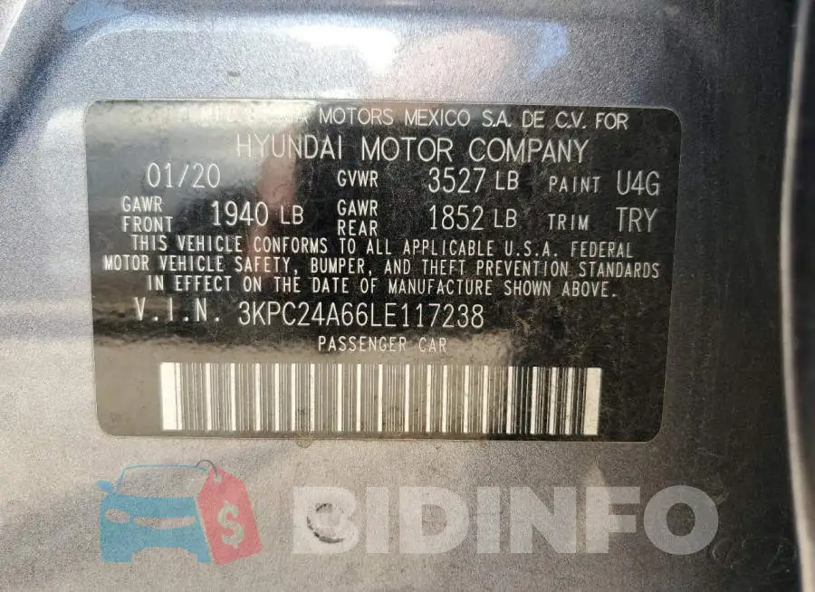 3KPC24A66LE117238 Photo# 12