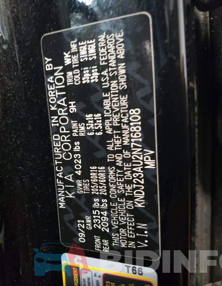 KNDJ23AU2N7168108 Photo# 13