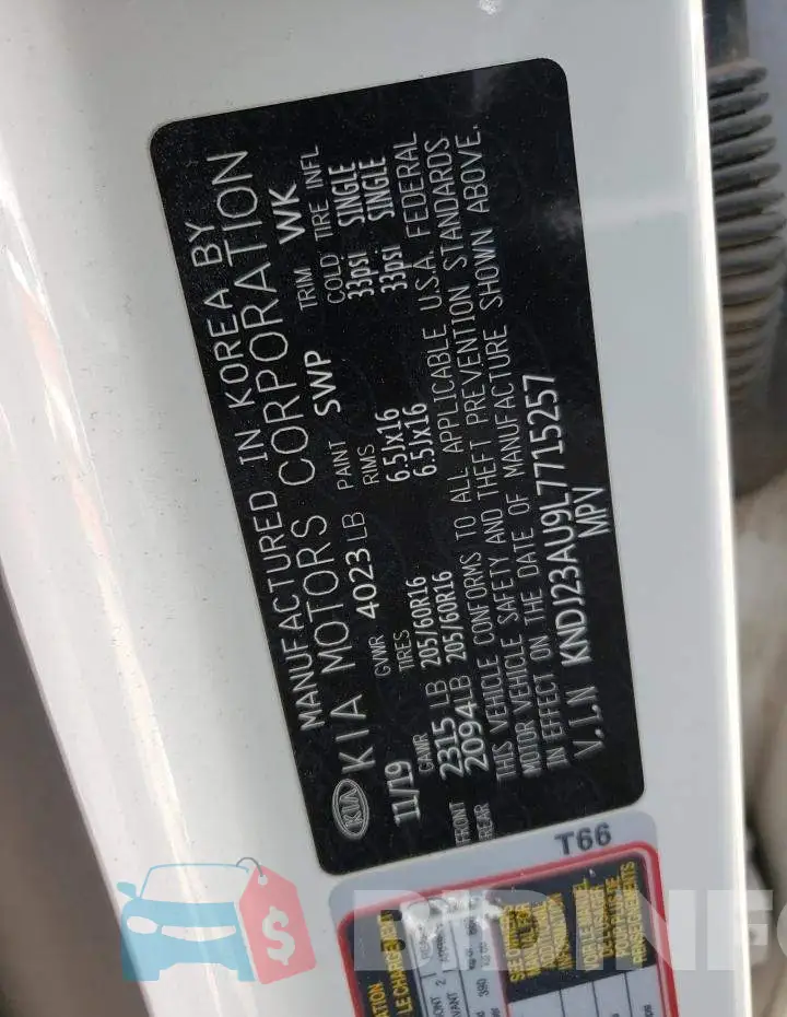 KNDJ23AU9L7715257 Photo# 12