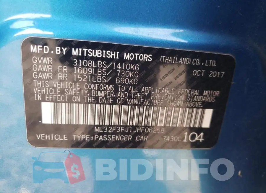 ML32F3FJ1JHF06258 Photo# 12