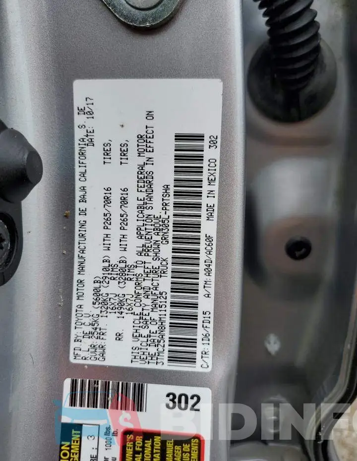 3TMCZ5AN8HM115125 Photo# 12