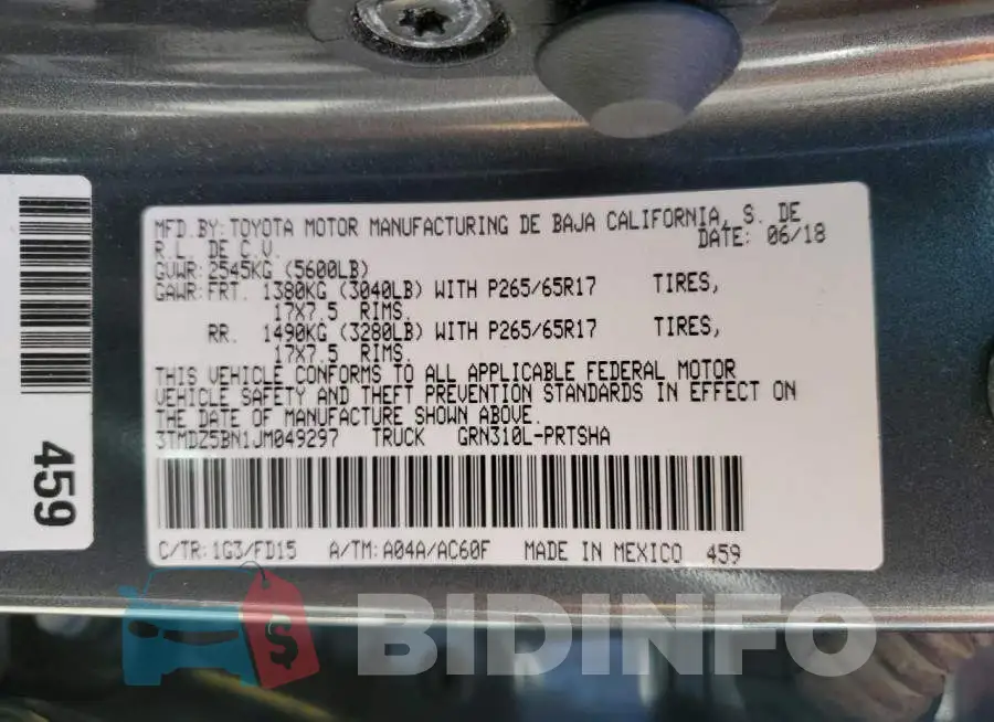 3TMDZ5BN1JM049297 Photo# 12