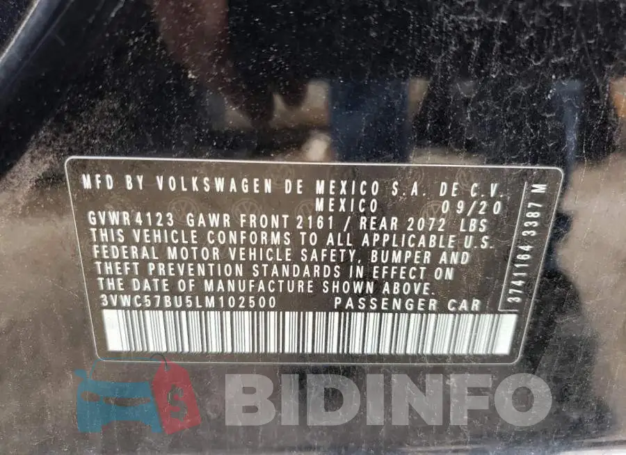 3VWC57BU5LM102500 Photo# 13